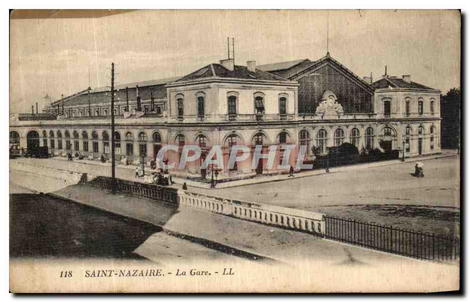 CPA Saint Nazaire La Gare
