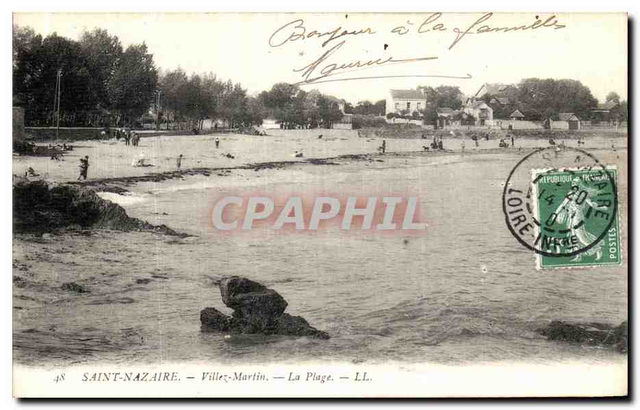CPA Saint Nazaire Villez Martin La Plage