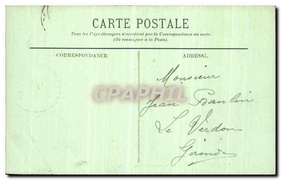 CPA Saint Nazaire Villez Martin La Plage — Rückseite