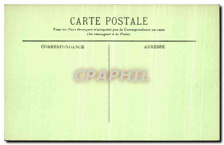 CPA Saint Nazaire La Pointe Ville Martin Le Phare a Maree Haute — Rückseite