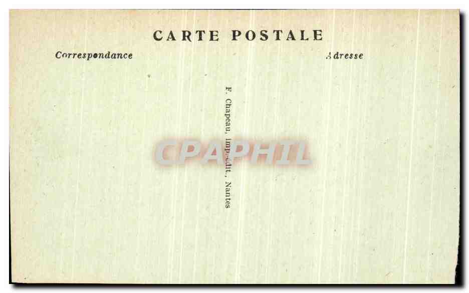 CPA Saint Nazaire Le Dolmen Pris a l Est — Rückseite