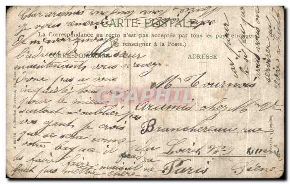 CPA Saint Nazaire La Plage Le Boulevard de l Ocean Provnc Bateaux — Rückseite