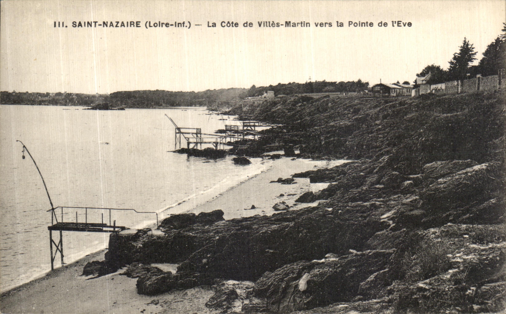 CPA Saint Nazaire La Cote de Villes Martin vers la Pointe de l Eve