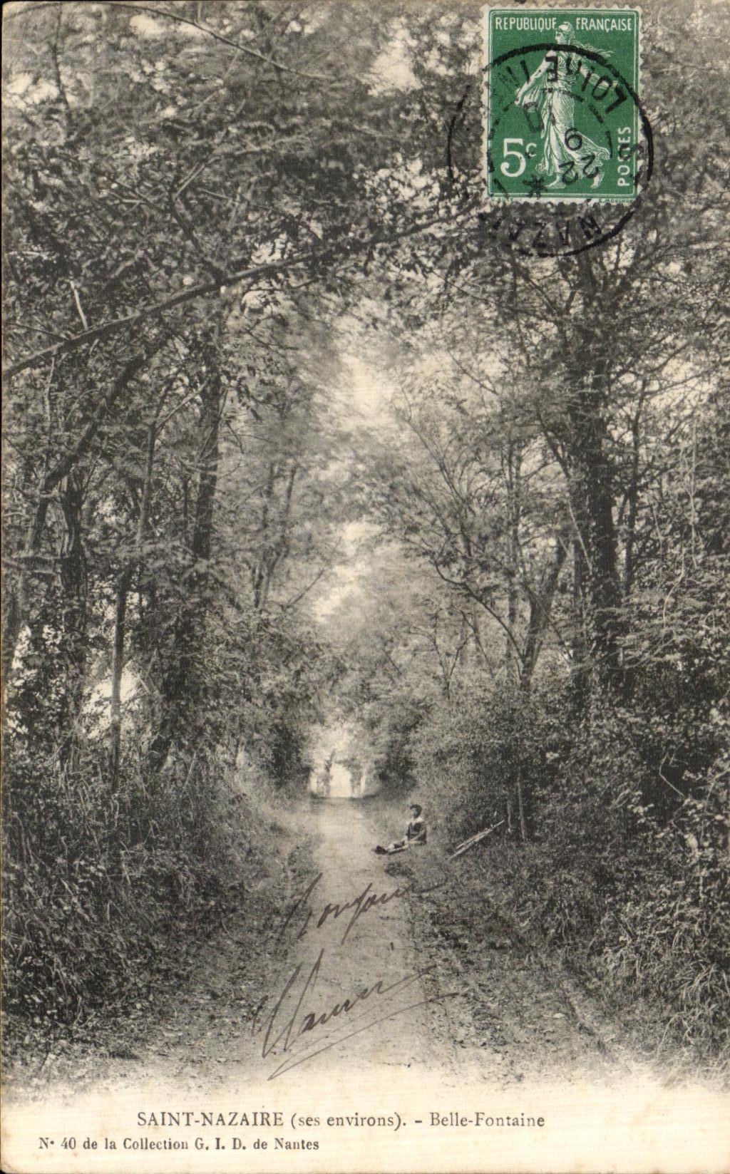 CPA Saint Nazaire Ses environs Belle Fontaine