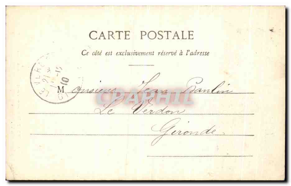 CPA Saint Nazaire Ses environs Belle Fontaine — Rückseite