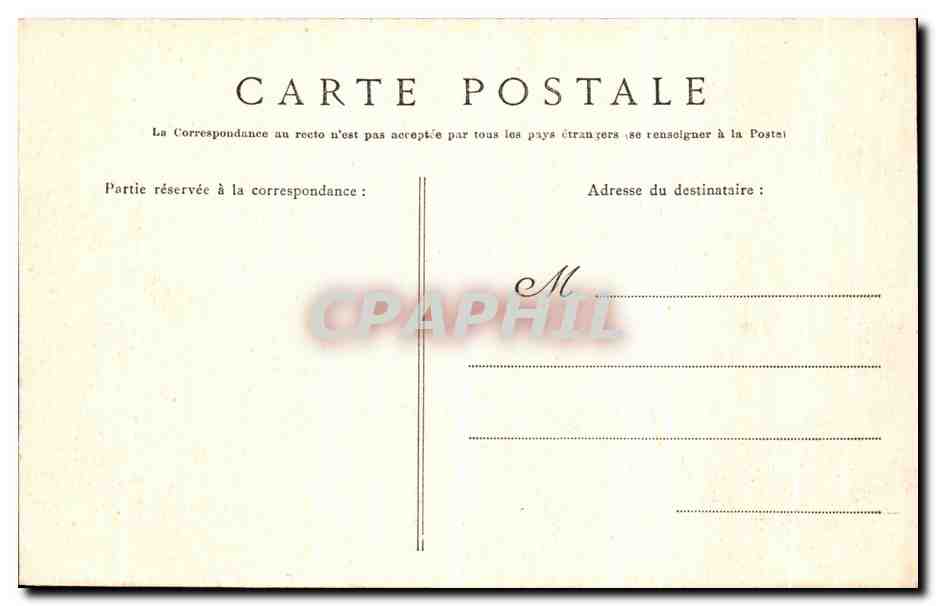 CPA Saint Nazaire Le Rocher du Lion — Rückseite