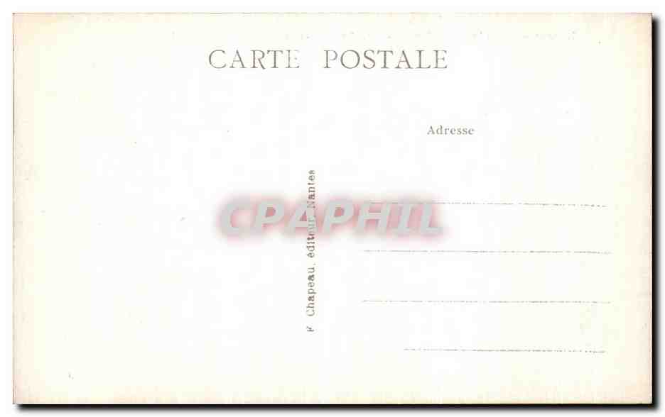 CPA Pornic Cote de la Birochere Les Cheminees — Rückseite