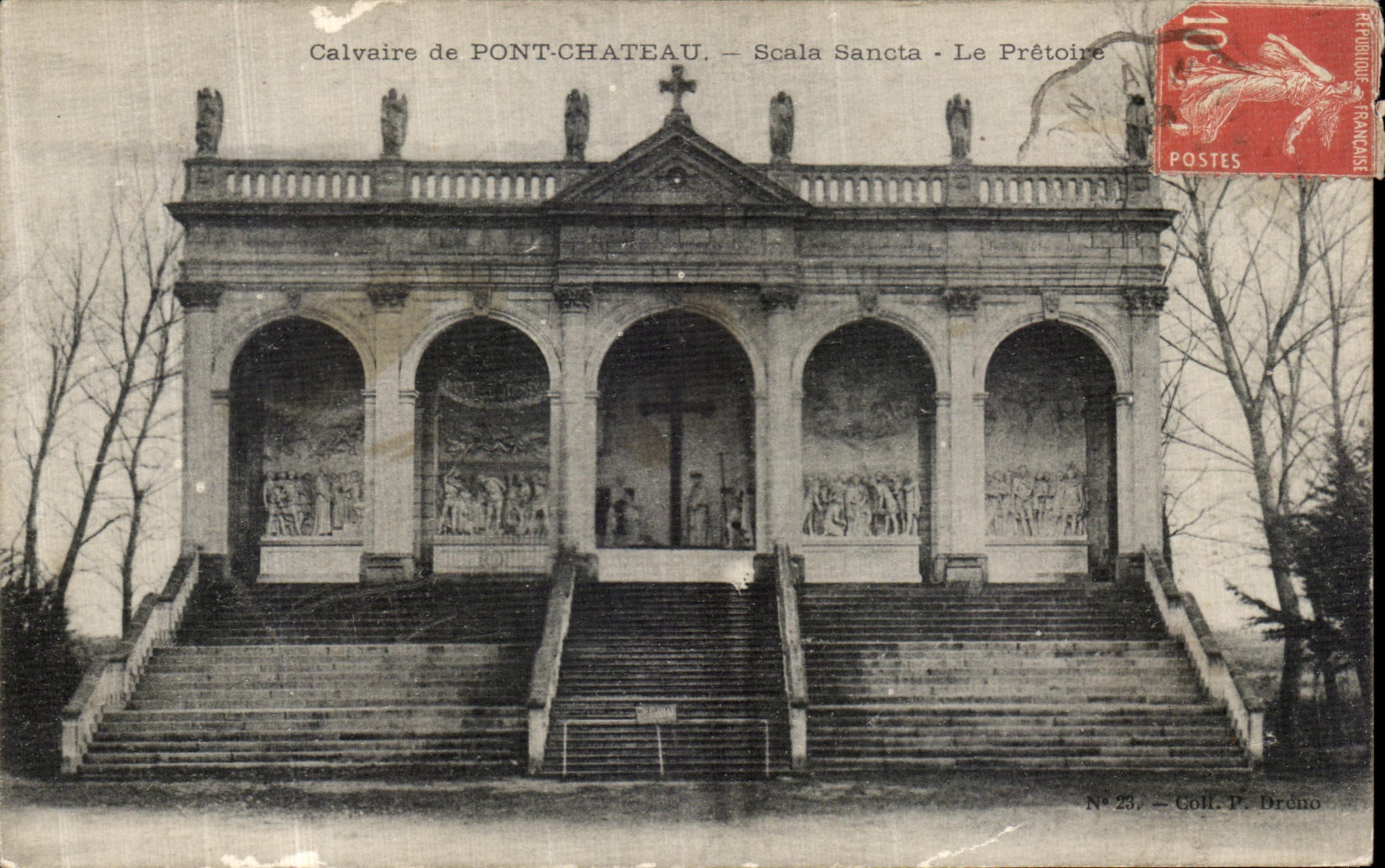 CPA Calvaire de Pont Chateau Scala Sancta Le Pretoire