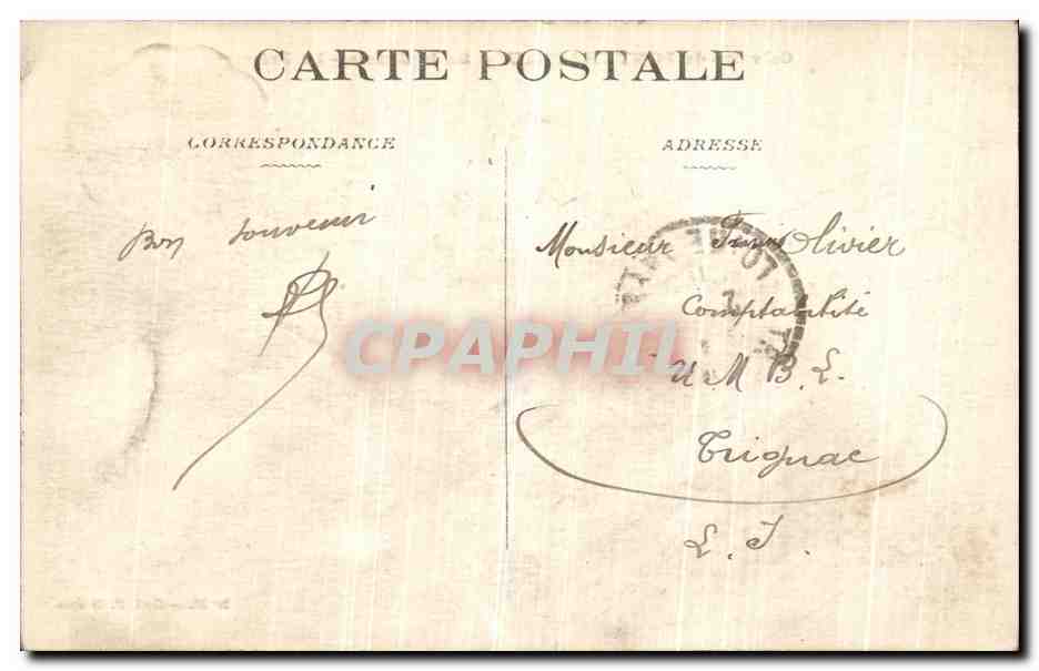 CPA Calvaire de Pont Chateau Scala Sancta Le Pretoire — Rückseite
