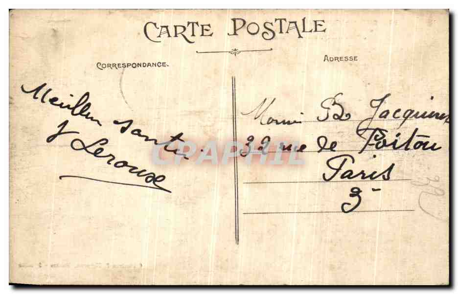 CPA Pontchateau Calvaire de la Madeleine 12eme station jesus meurt sur la Croix — Rückseite