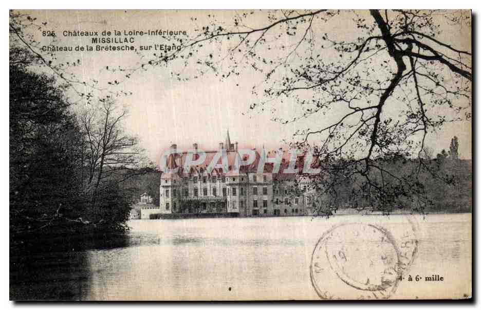 CPA Chateaux de la Loire Inferieure Missillac Chateau de la Bretesche sur l Etang