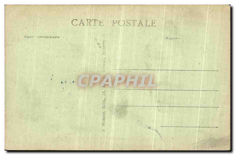 CPA Pornic Vue Panoramique vers le fond du Port — Rückseite