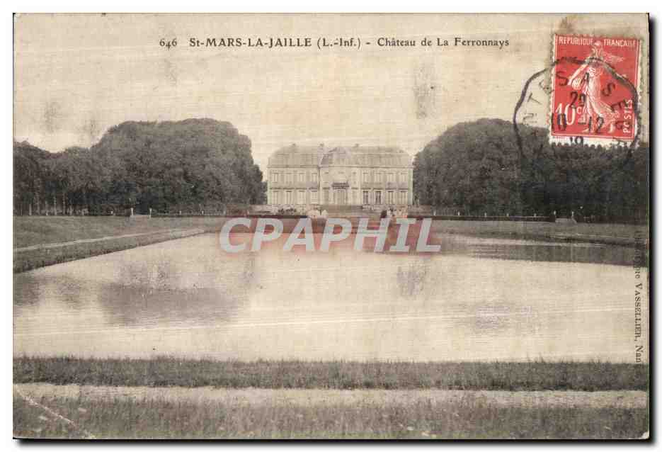 CPA St Mars La Jaille Chateau de La Ferronnays