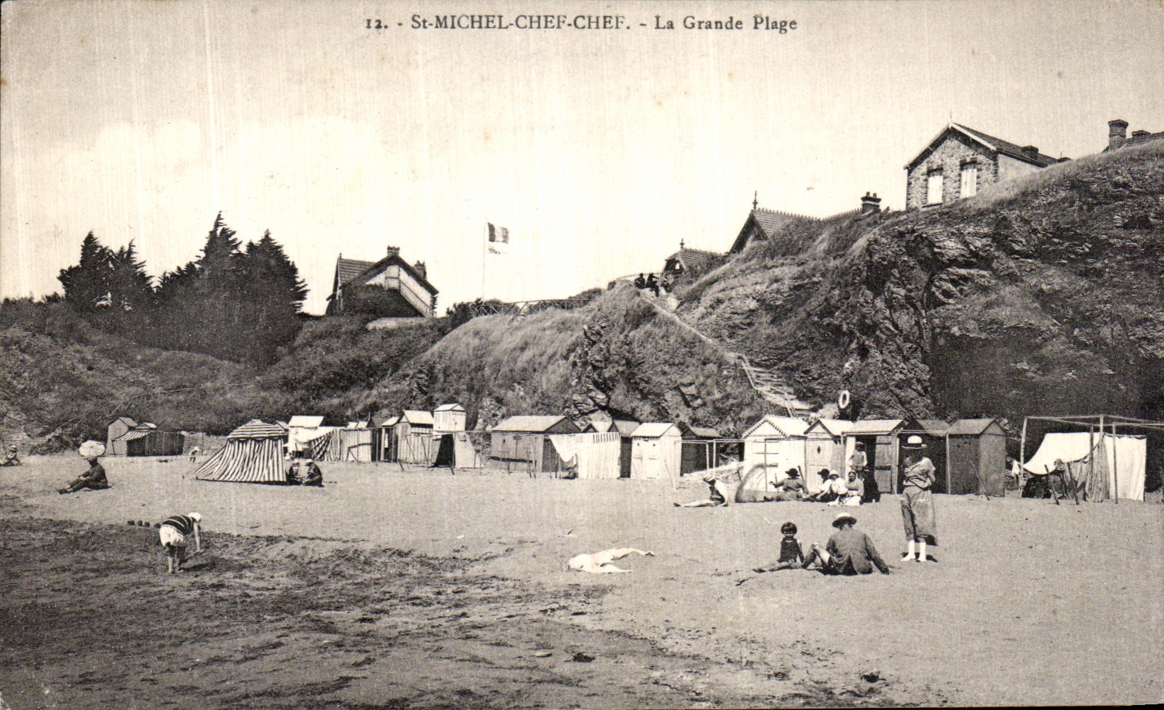 CPA St Michel Chef Chef La Grande Plage