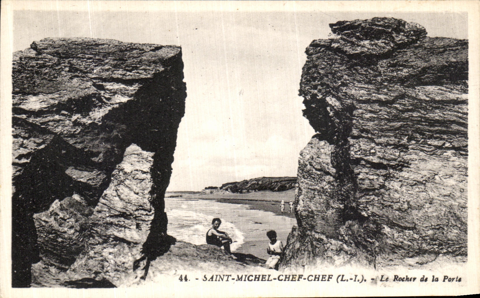 CPA Saint Michel Chef Chef Le Rocher de la Porte