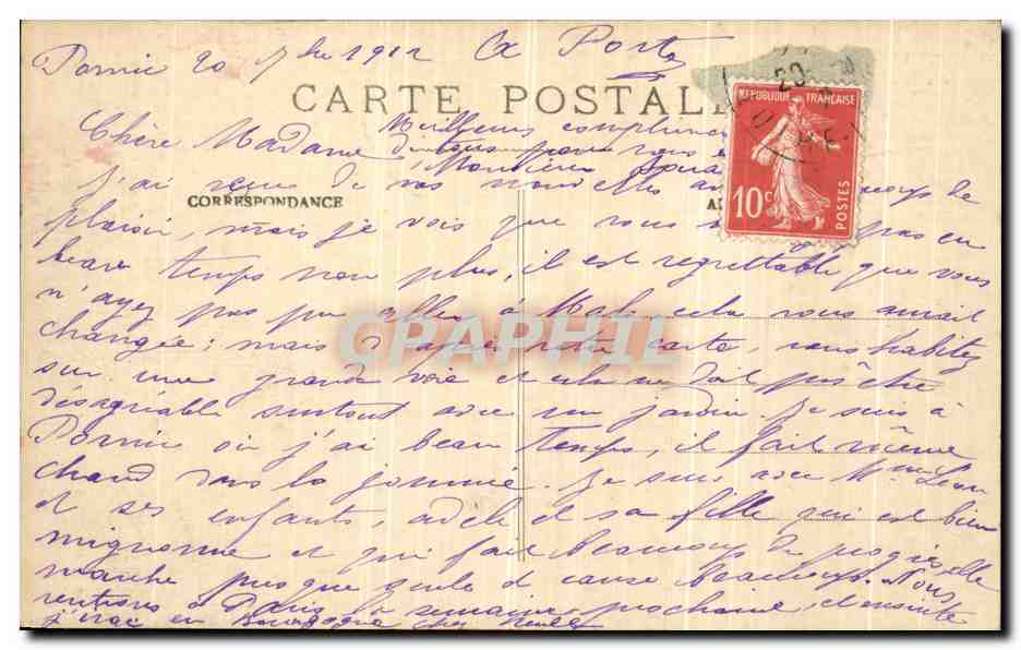 CPA Pornic L Avant Port vue de la Cote de Gourmalon — Rückseite