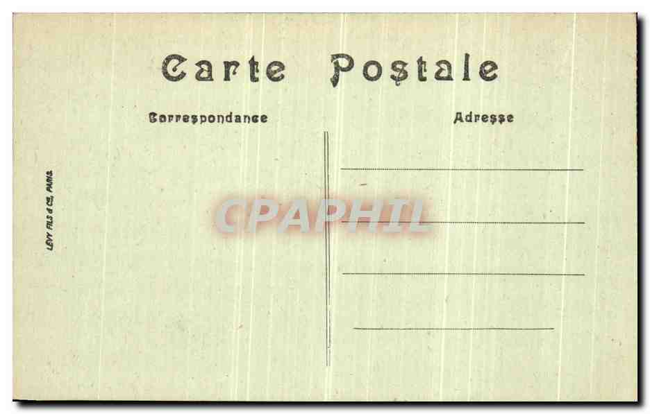 CPA Environs Du Pouliguen Grotte des Korigans — Rückseite