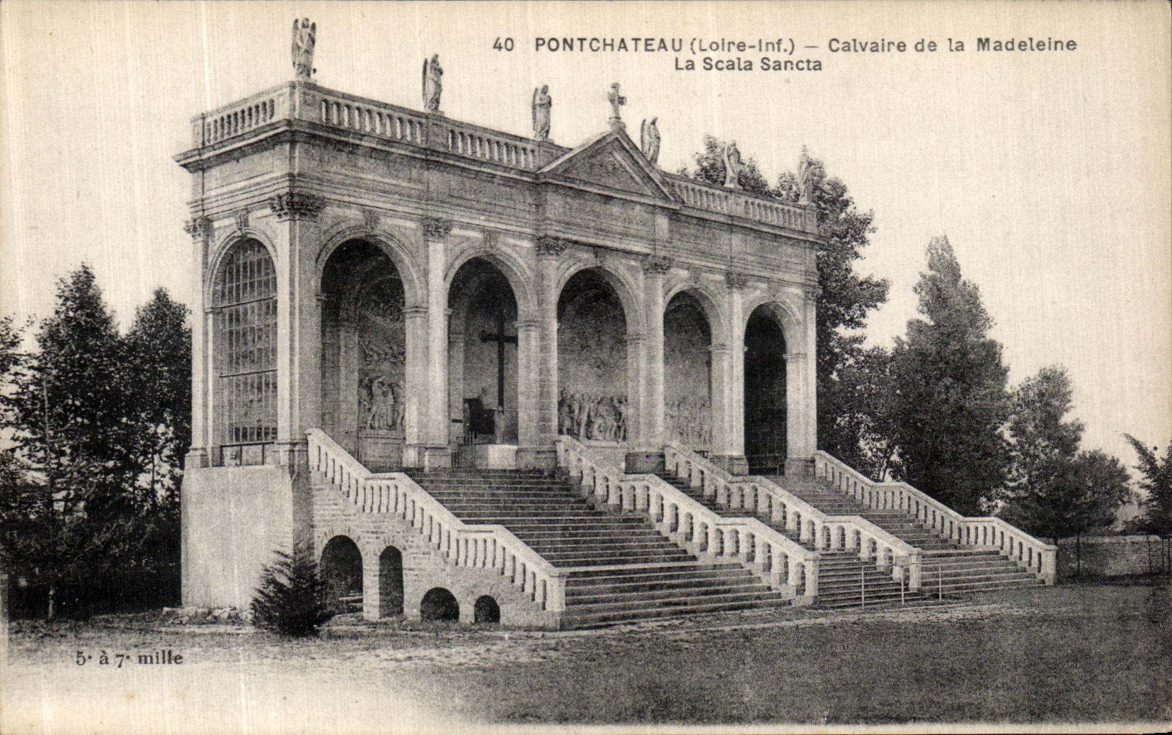 CPA Pontchateau Calvaire de la Madeleine La Scala Sancta