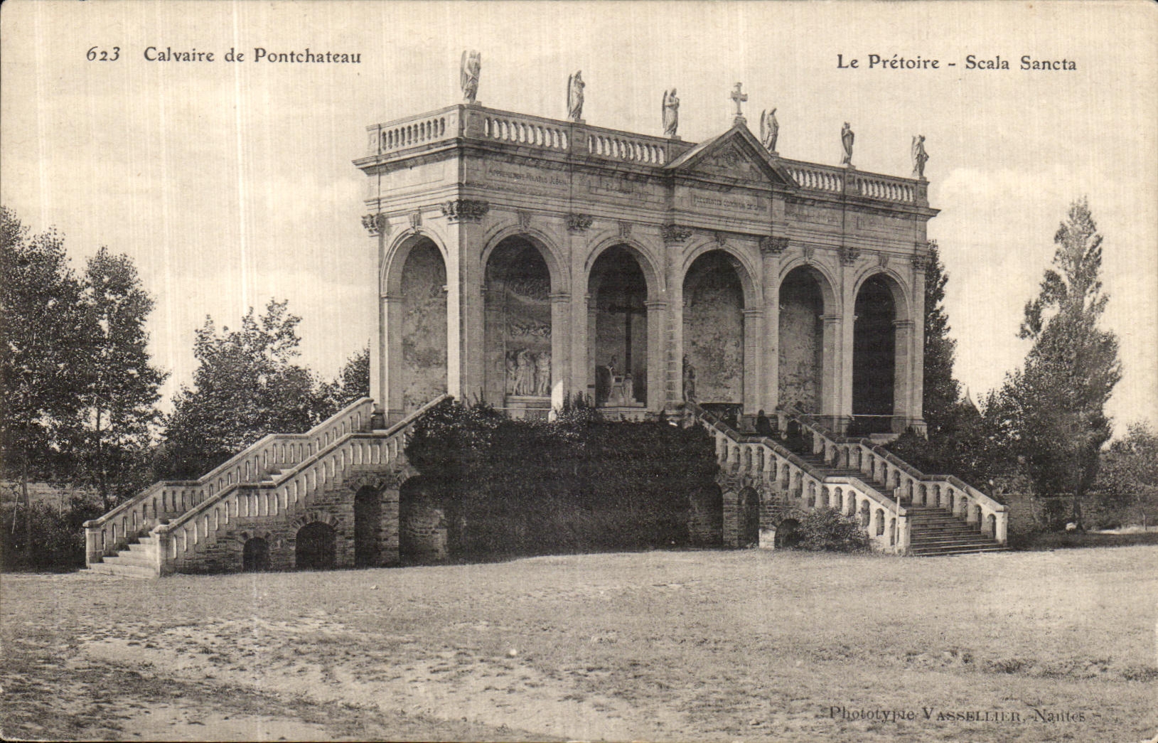 CPA Calvaire de Pontchateau Le Pretoire Scala Sancta