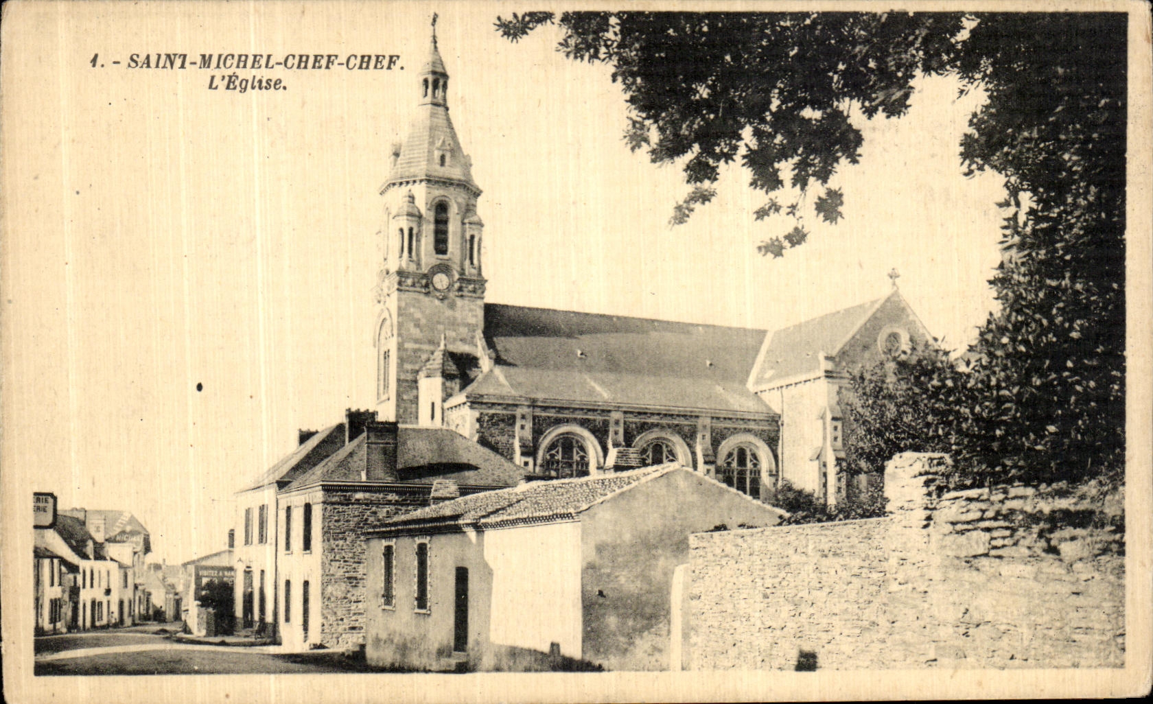 CPA Saint Michel Chef Chef L Eglise