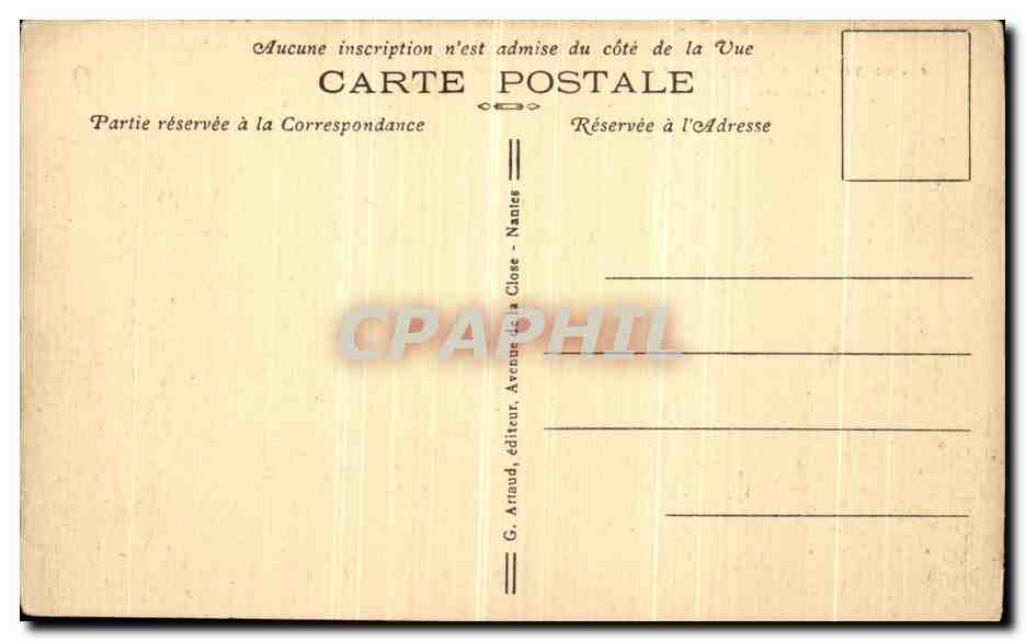 CPA Saint Michel Chef Chef L Eglise — Back