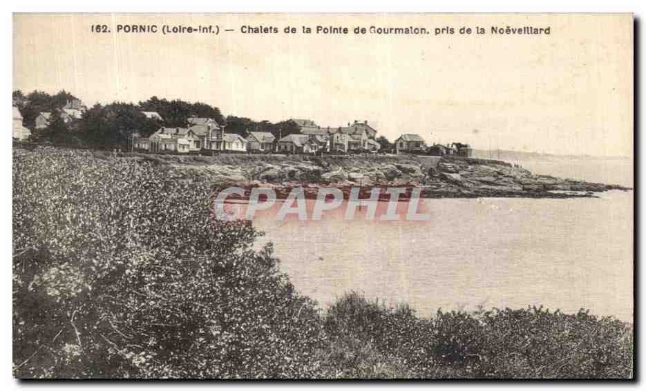 CPA Pornic Chalets de la Pointe de Gourmalon pris de la Noeveillard