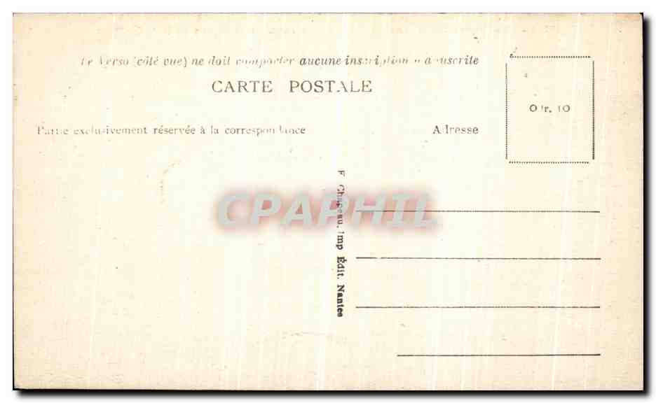 CPA Pornic Chalets de la Pointe de Gourmalon pris de la Noeveillard — Back