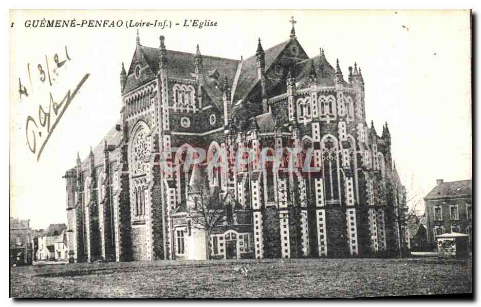 CPA Guemene Penfao L Eglise