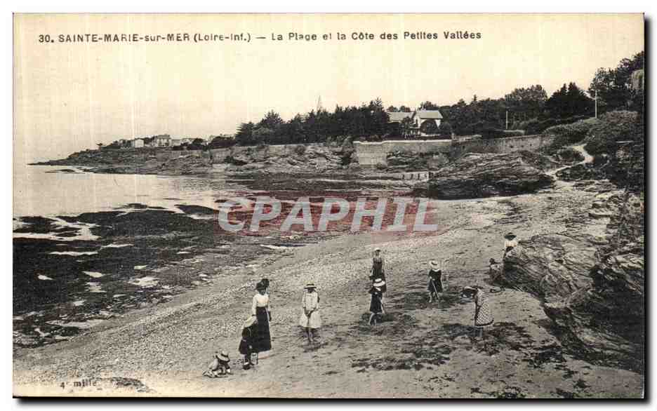 CPA Sainte Marie sur Mer La Plage et la Cote des Petltes Vallees