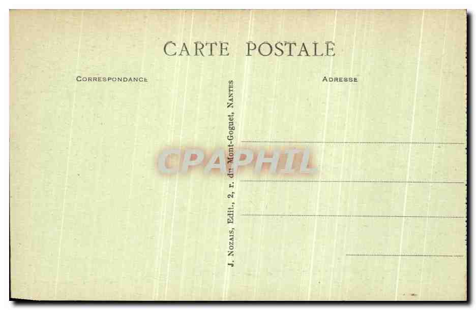 CPA Calvaire de Pontchateau Grotte de Gethsemanie Jesus agonisant — Rückseite