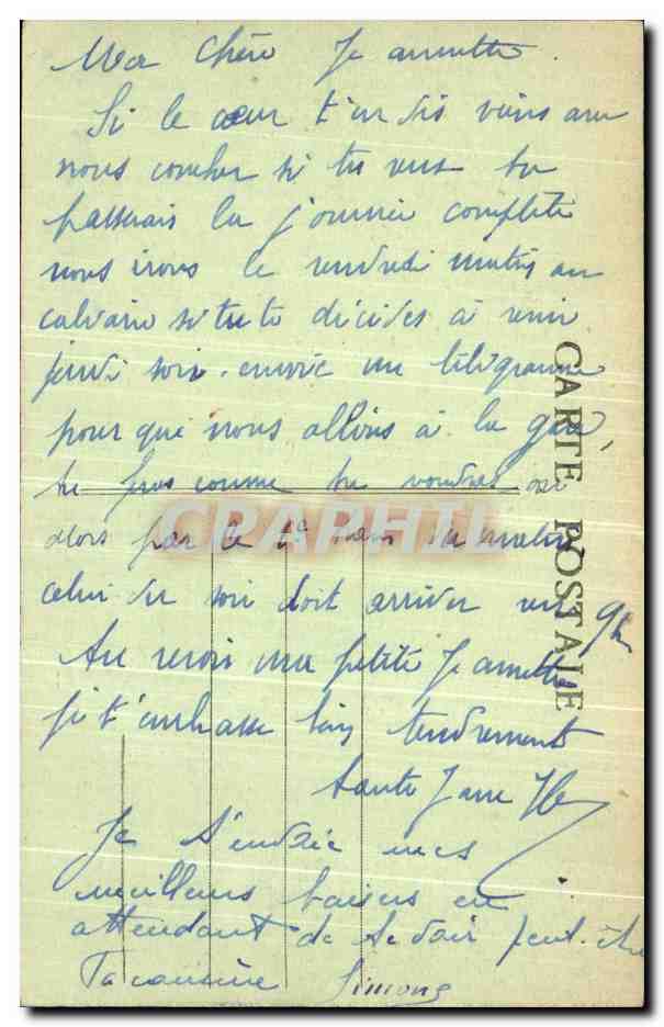 CPA Le Prieure de Pontchateau Avenue des Chataigniers — Rückseite