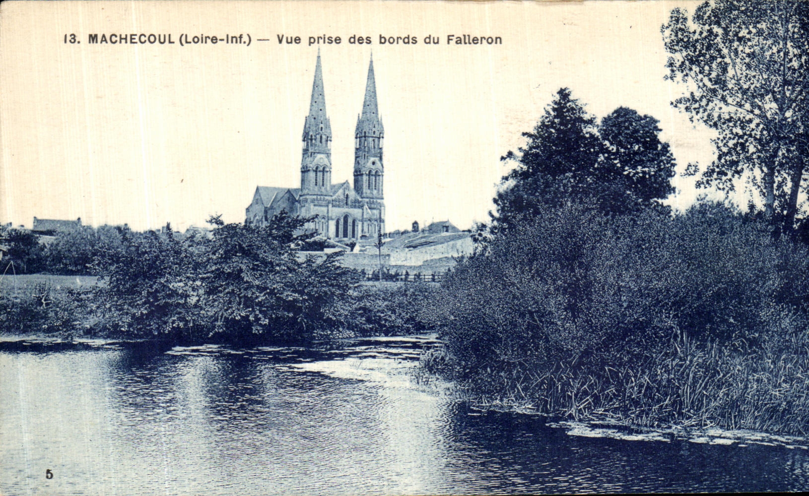 CPA Machecoul Vue Prise des Bords du Falleron 