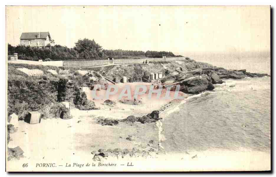 CPA Pornic La Plagee de la Birochere