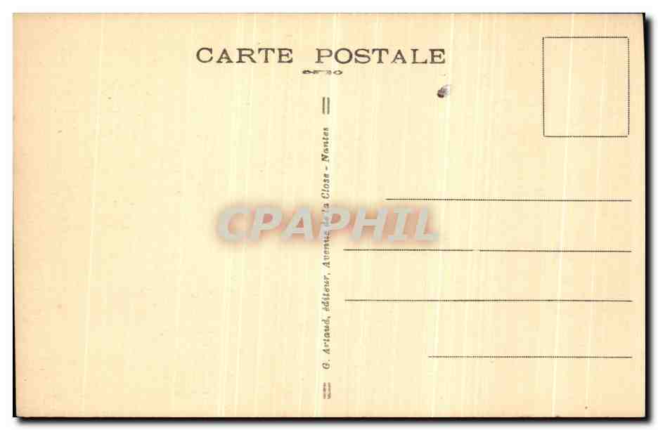 CPA Piriac Sur Mer La Grotte a Madame — Rückseite