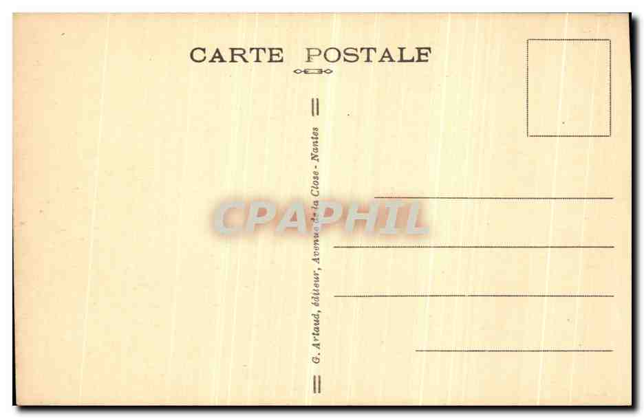 CPA Piriac Le Tombeau d Almanzor — Rückseite