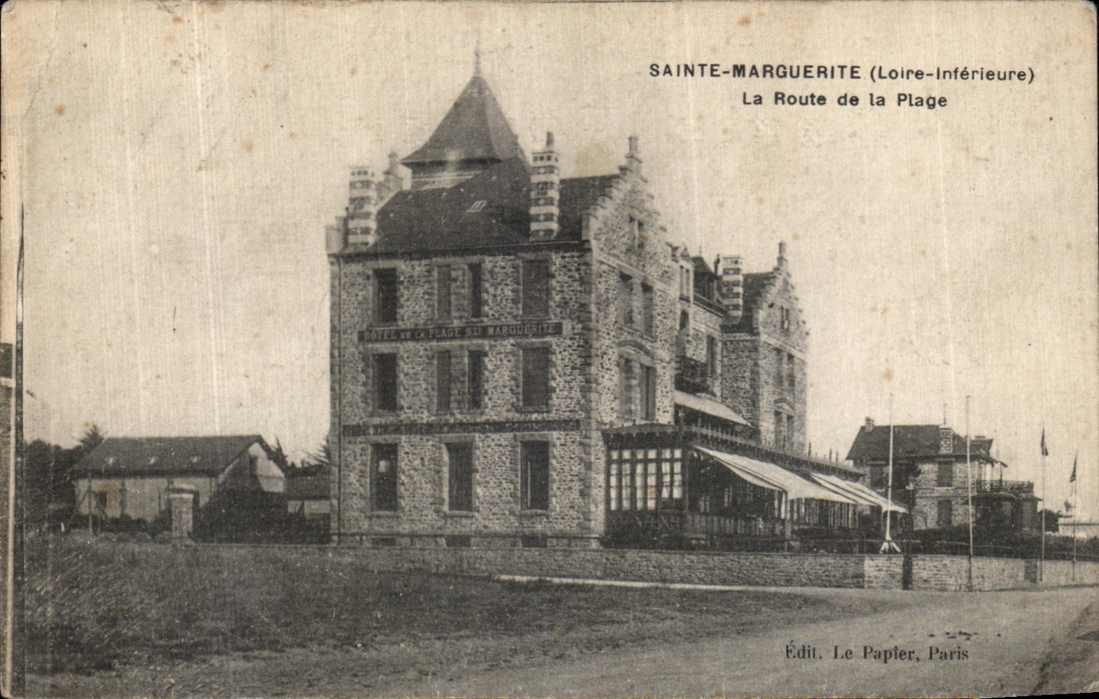 CPA Sainte Marguerite La Route de la Plage 