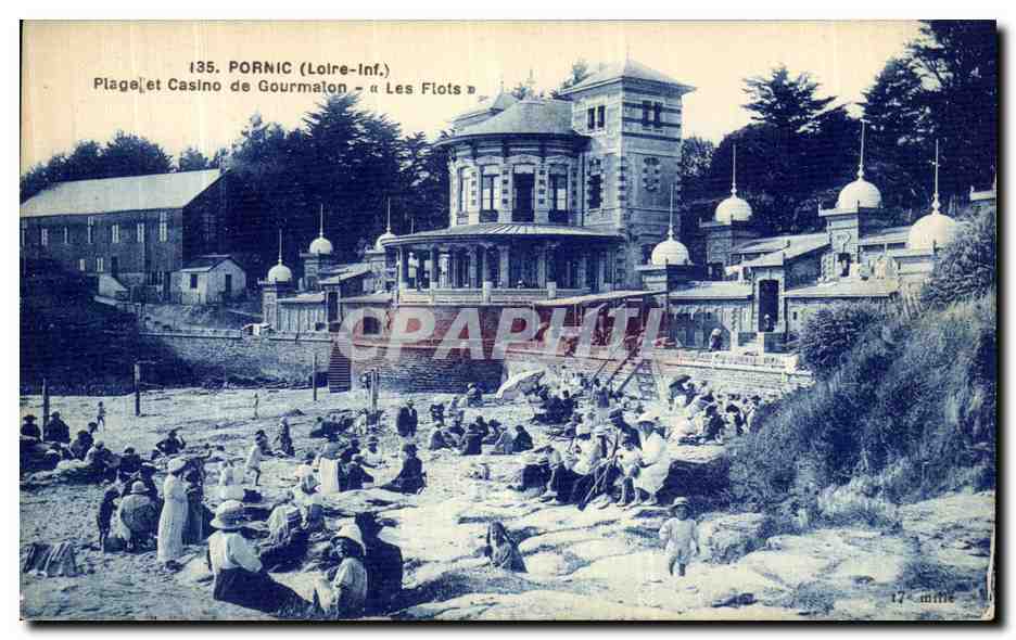 CPA Pornic Plage Casino de Gourmalon Les flots