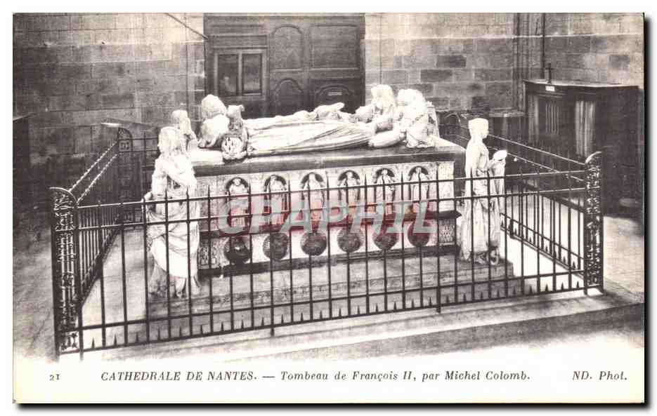 CPA Cathedrale De Nantes Tombeau de Francois II par Michel Colomb