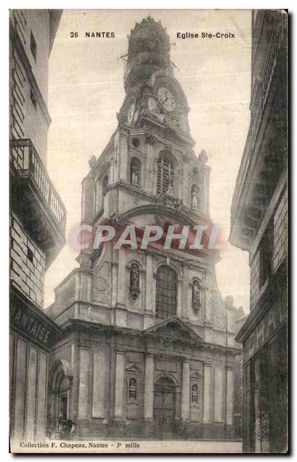 CPA Nantes Eglise Ste Croix 
