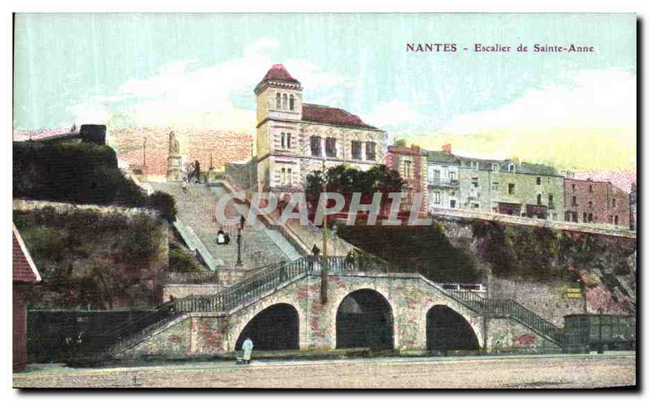 CPA Nantes Escalier de Sainte Anne