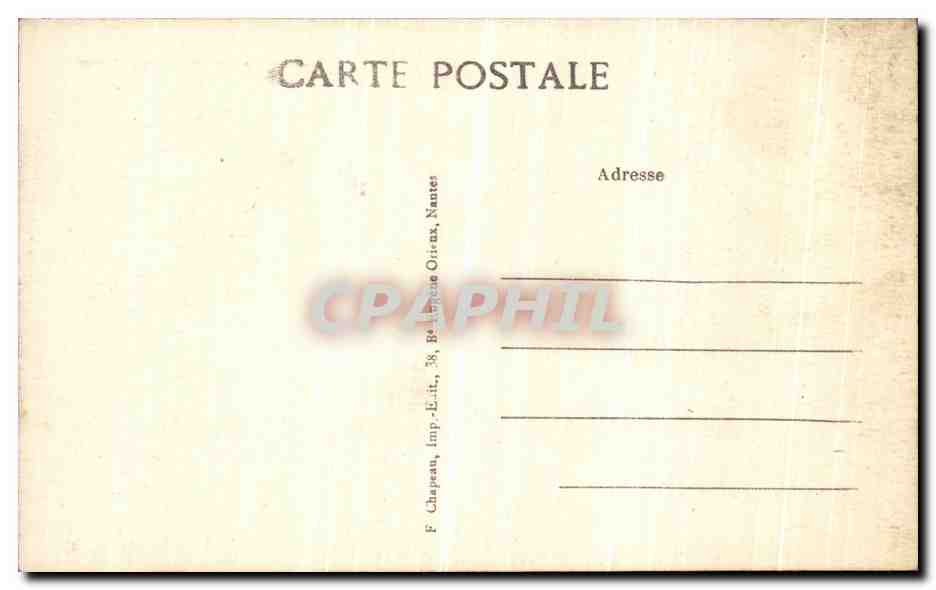 CPA Nantes Le Gloriette Prise du Transbordeur  — Rückseite