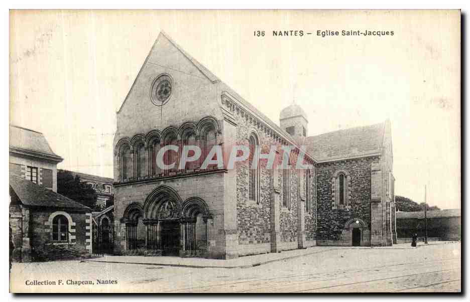 CPA Nantes Eglise Saint Jacques