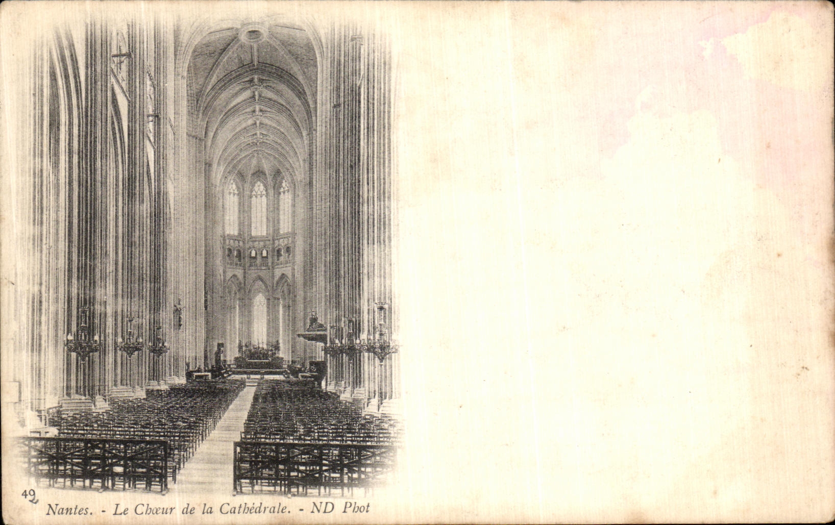 CPA Nantes Le Choeur de la Cathedrale 