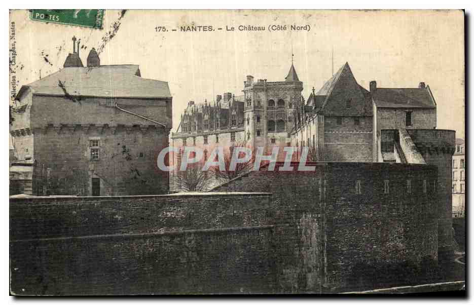 CPA Nantes Le Chateau Cote Nord