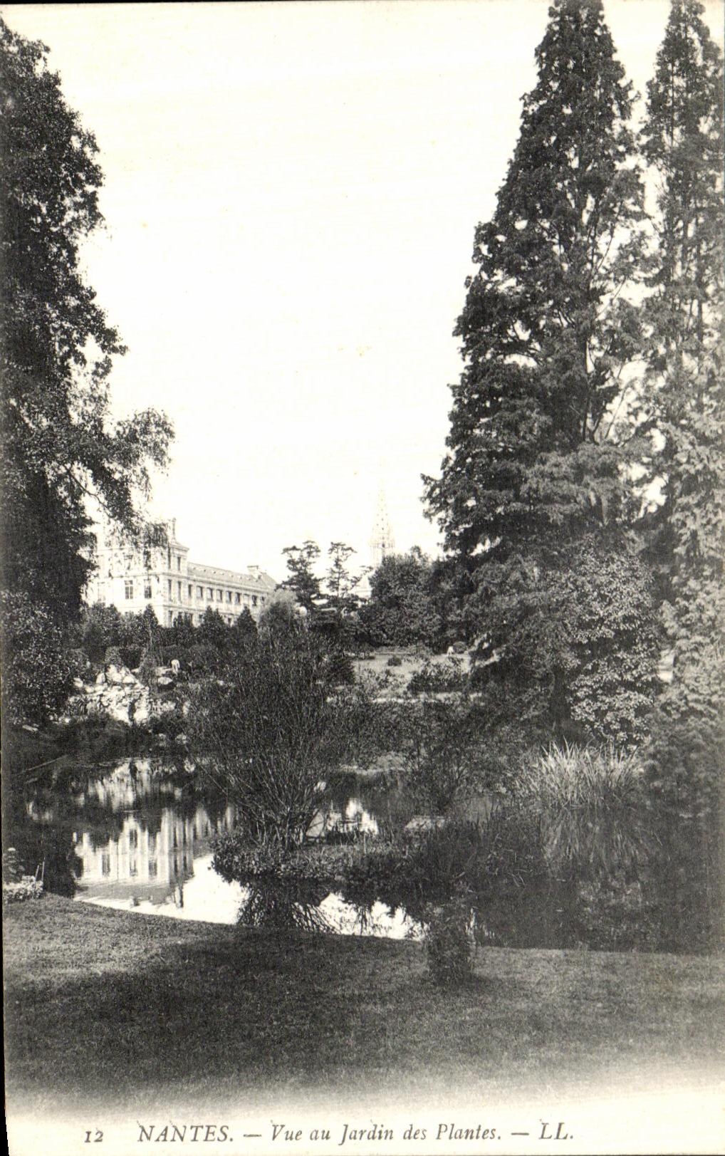 CPA Nantes Vue au Jardin des Plantes 