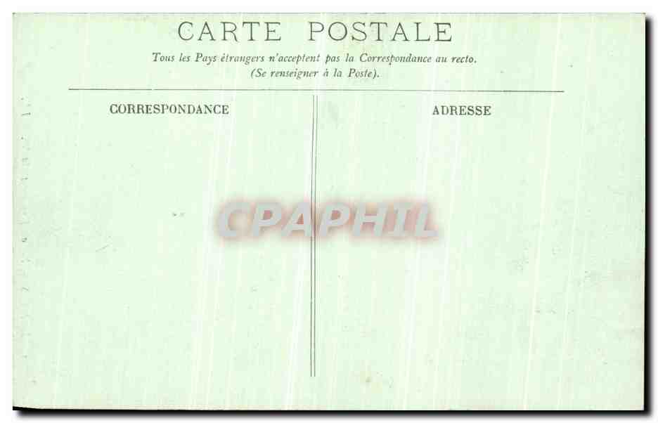 CPA Nantes Vue au Jardin des Plantes  — Verso