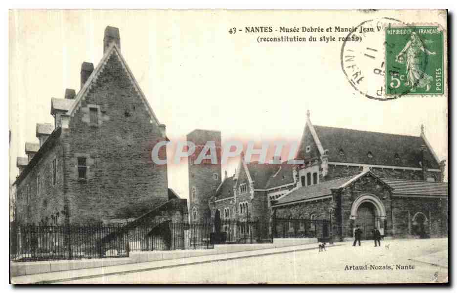 CPA Nantes Musee Dobree et Manoir Jean V 