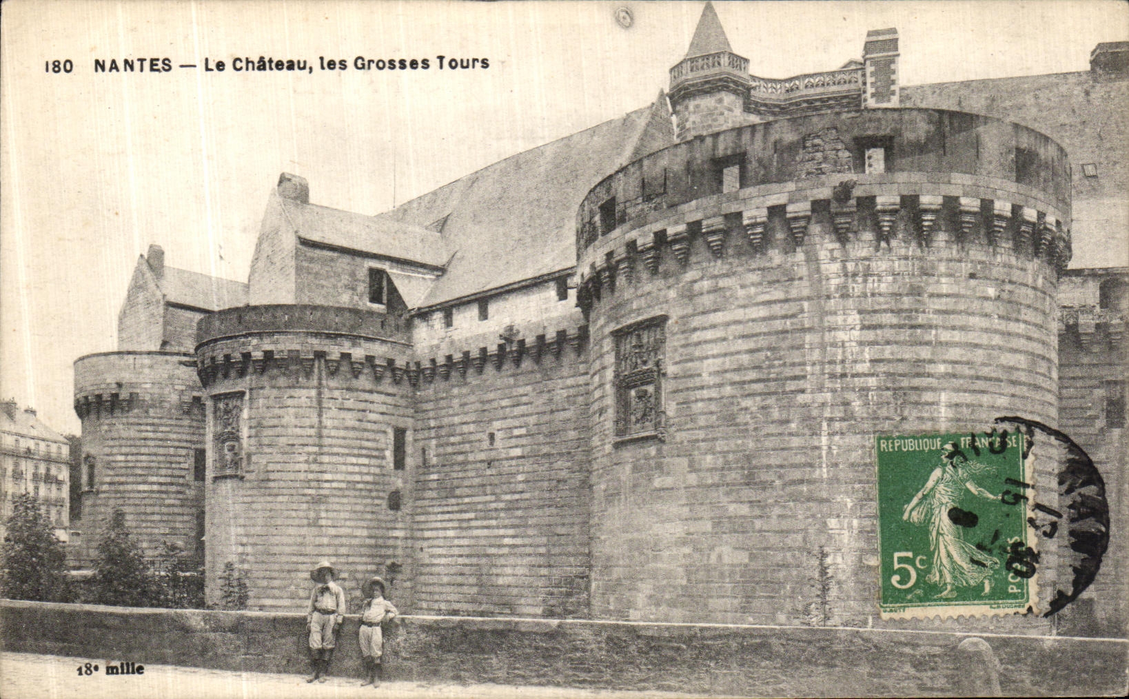 CPA Nantes Le Chateau les Grosses Tours 