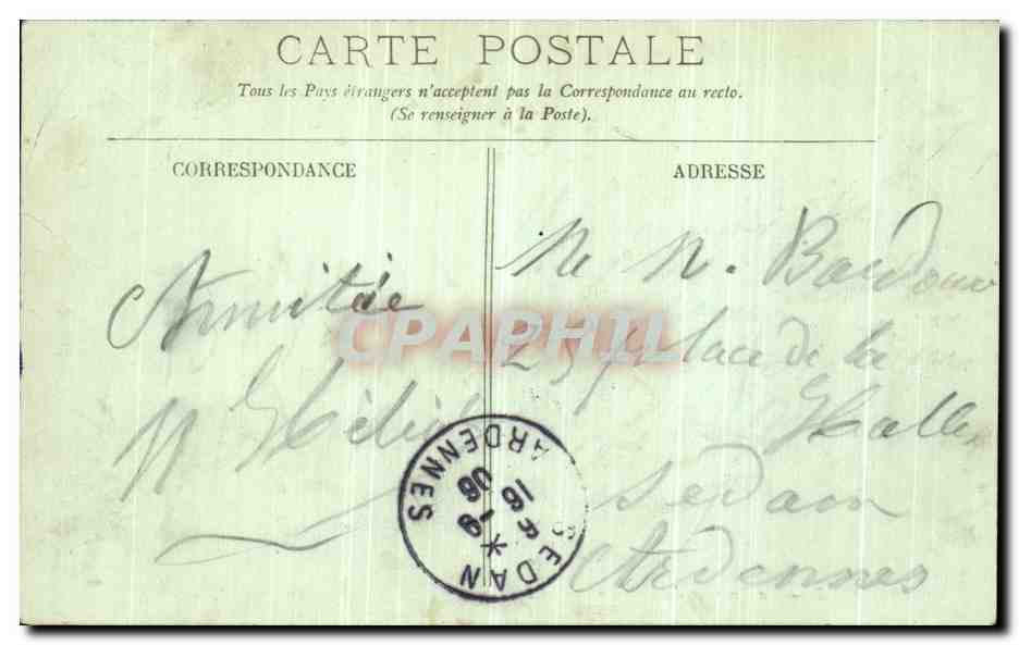 CPA Nantes La Tourelle du Chateau  — Rückseite