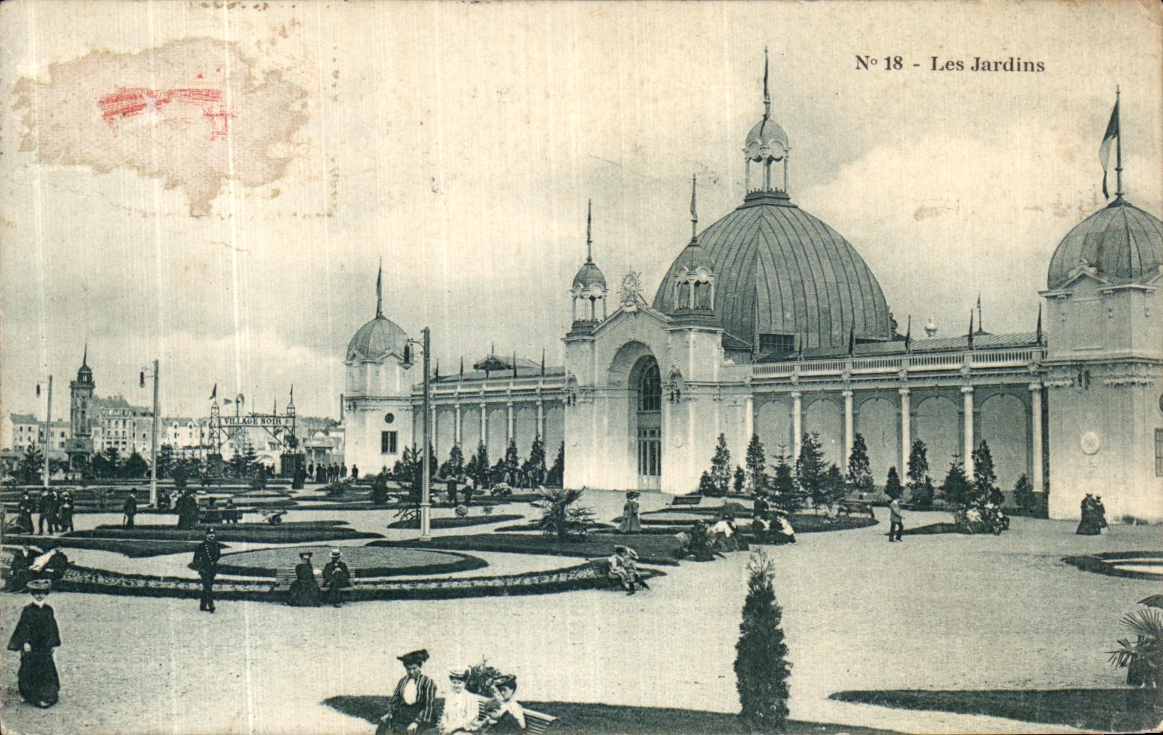 CPA Nantes Les jardins 